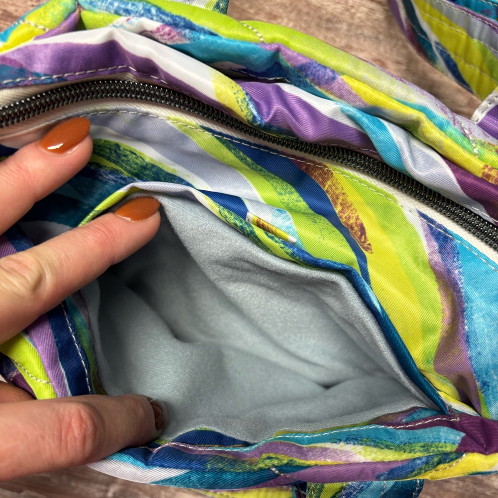 Lug | VGUC Dory Mini Crossbody Bag Brushstrokes Multi Quilted Multi-Pocket - Picture 4 of 12